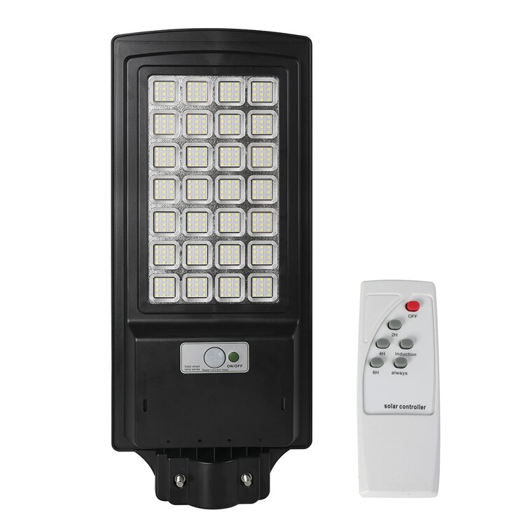 LamQee Outdoor LED Motion Sensor Street Light with Solar Panels & Reviews