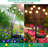 2X Bigger Solar Swaying Lights, 32 LEDs Solar Outdoor Decoration Light for Christmas