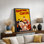«Vintage Circus», affiche rétro, exposition de carnaval, impression sur toile encadrée