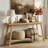 71-Inch Rustic Console Table for Entryway, 2-Tier Wooden Soafa Table-1462432868