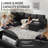 U-shape 2-in-1 Sleeper Sofa Pull-Out Couch with USB Charging-1299812767