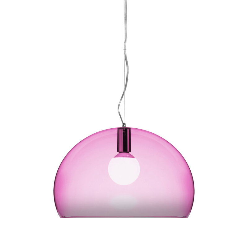 FL/Y 1 - Light Single Pendant, Pink, LED, Medium