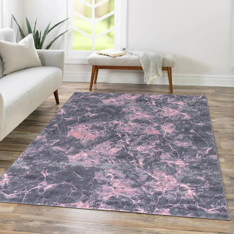 Solid Colour Area Rug, Rectangle 50 x 80 cm