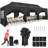 354" W x 118" D Real Heavy Duty Steel Pop-Up Canopy with 8 Removable Sidewalls-109709137