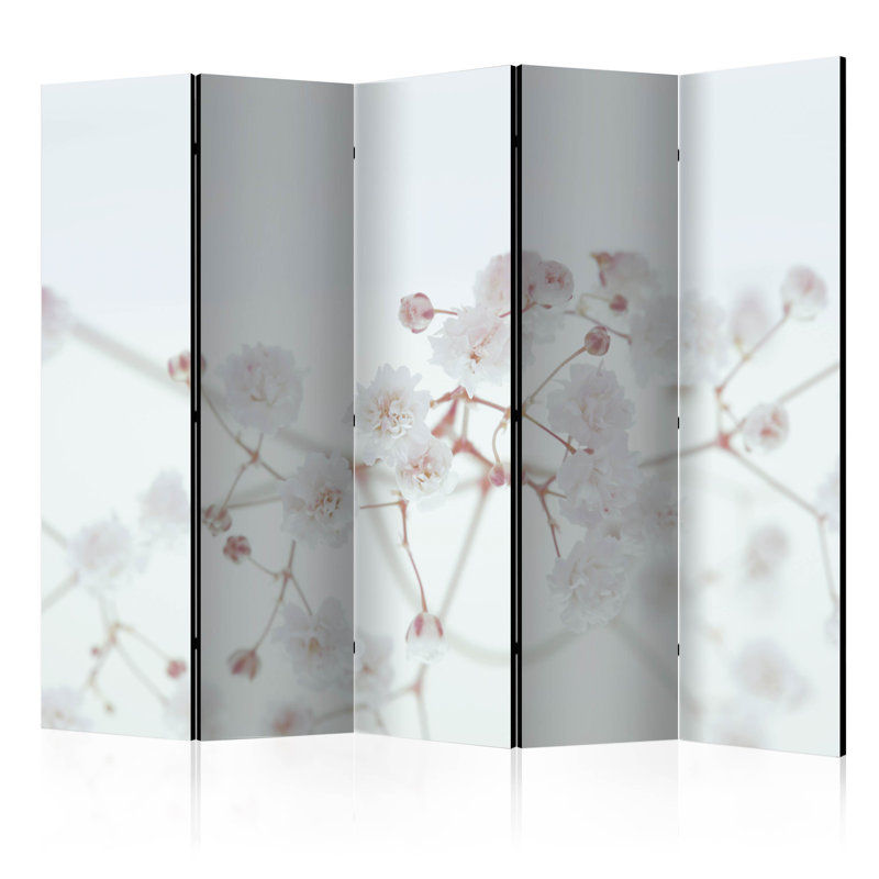 225cm W x 172cm H 5 - Panel Acoustic Room Divider Folding Room Divider