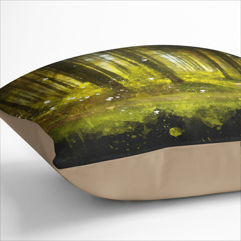 Square Cushion, Stone, 40cm H x 40cm W x 15cm D