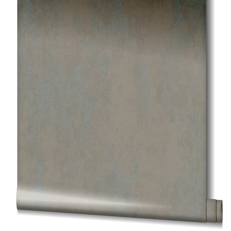 Earth Collection Smooth Mottle Effect Wallpaper Roll, Gray