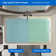 47" x 27.6" Standard Rectangular Freestanding Soaking Acrylic Small Bathtub with Integrated Seat for Small Space
