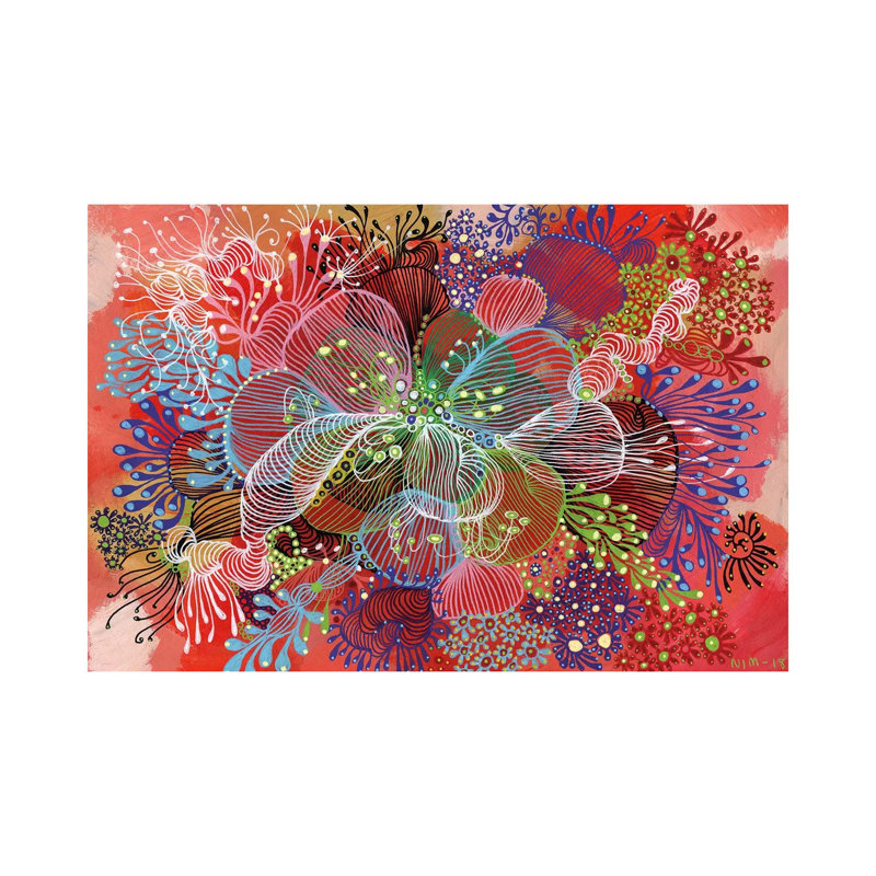 Flower by Noemi Ibarz - Wrapped Canvas Print, 101.6 cm H x 66.04 cm W x 3.175 cm D