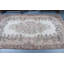 Tapis turc organique surdimensionné beige idéal pour la décoration intérieure et parfait comme grand tapis décoratif