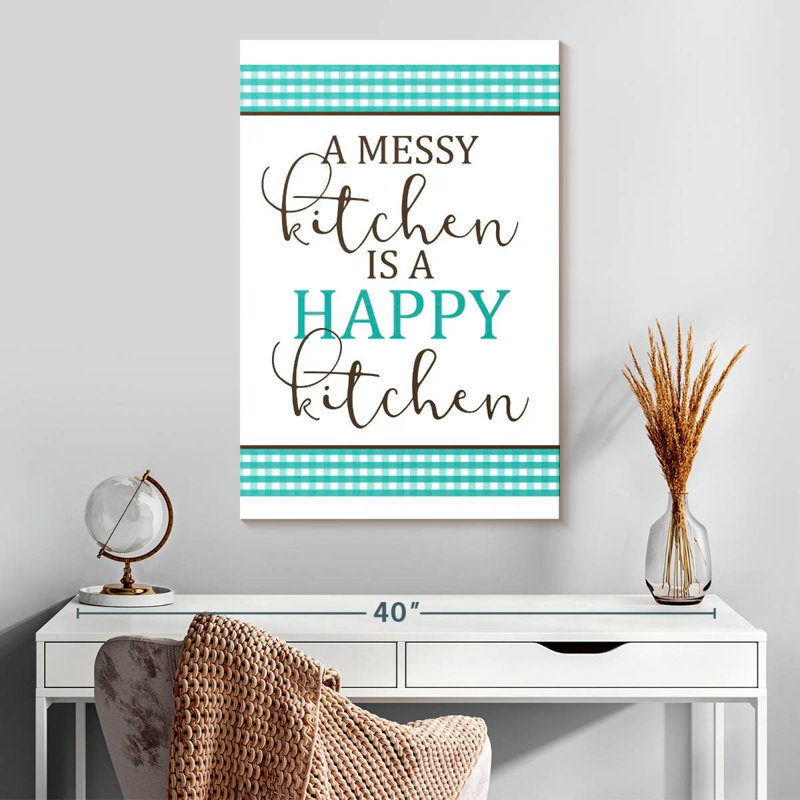 A Messy Kitchen, 30" H x 20" W