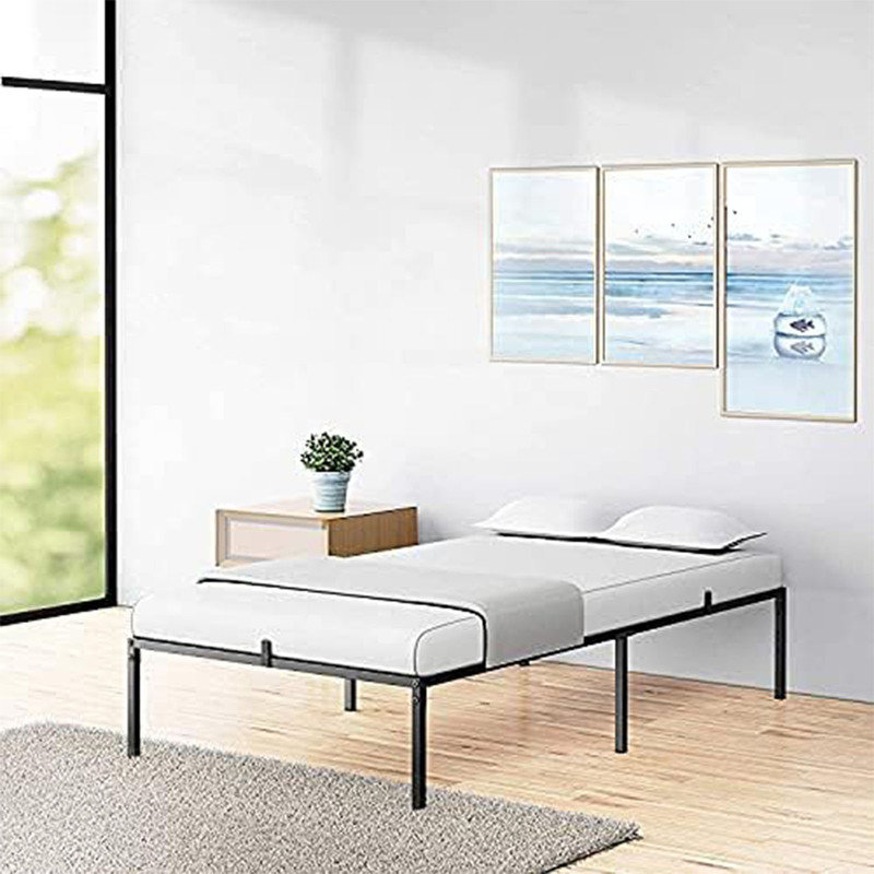 Metal Bed Frame, Platform Bed Frame with Steel Slat Support Heavy Duty Frame, No Box Spring Needed, Easy Assembly, Queen