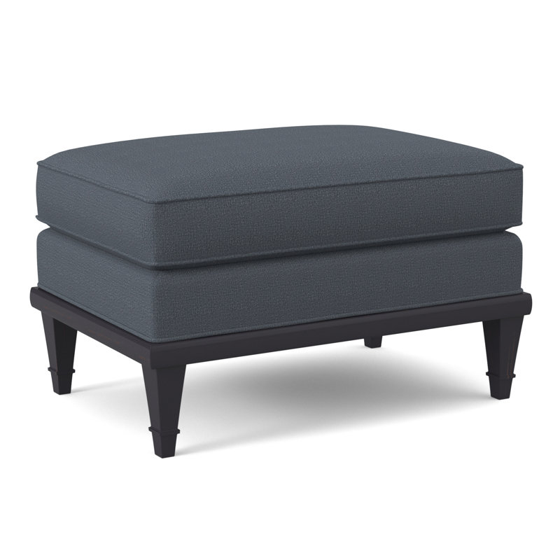 Dublin Ottoman, Vintage Ebony, Kinsley Sky