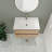 30.37'' Single Bathroom Vanity with Ceramic Top