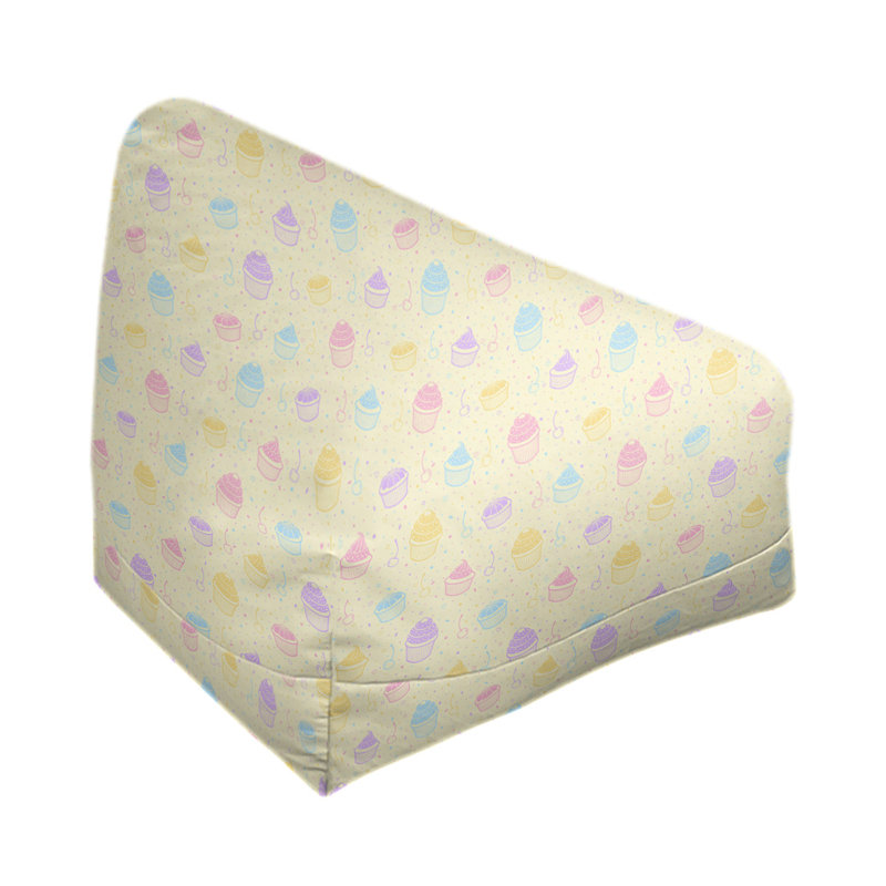 Petite chaise à sacs à billes & Leffel, H 120 po x l 2 po x P 60 po, Rembourrage poly, Jaune