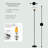 Ankrum 71" Modern Torchiere Floor Lamp with Frosted Plastic Shade
