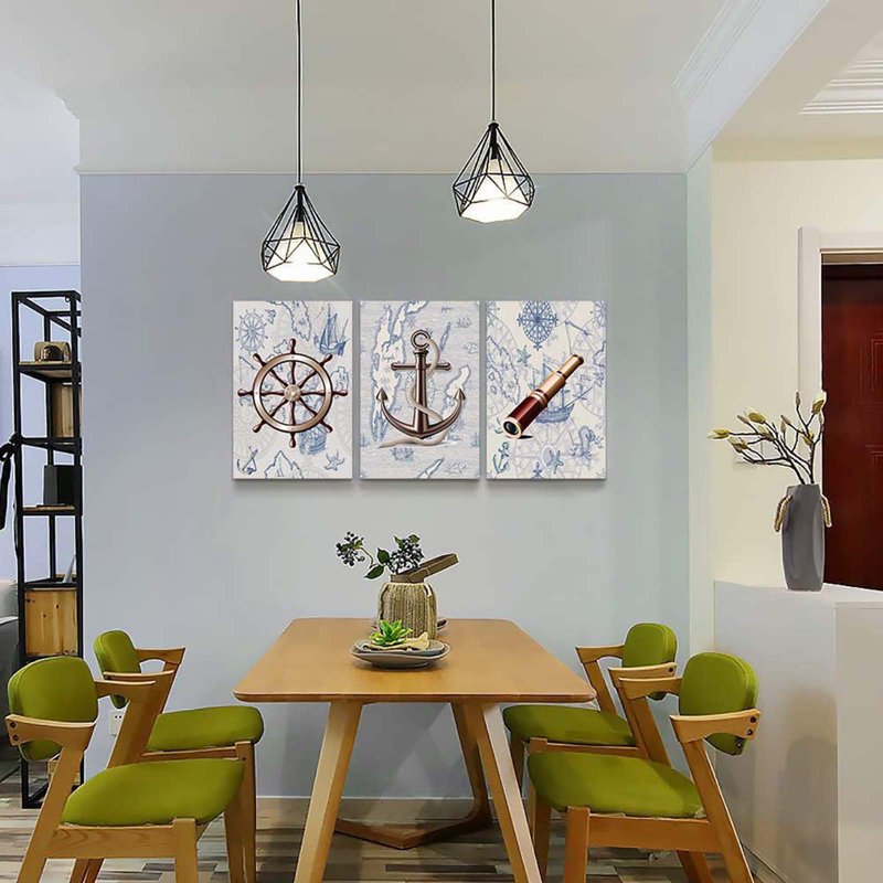 3 Piece Wrapped Canvas Print
