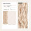 Papier peint abstrait à motif abstrait beige et brun