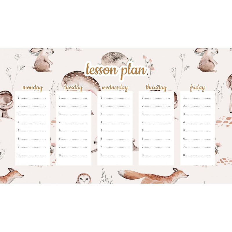 Magnetic Lesson Plan Animals in Nature