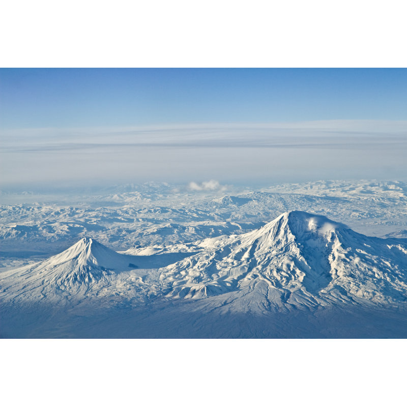 Vue aérienne du mont Ararat par Lingbeek, H 8 po x l 12 po