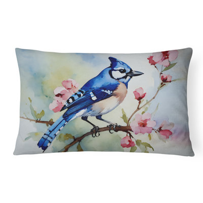 Blue Jay Throw Pillow