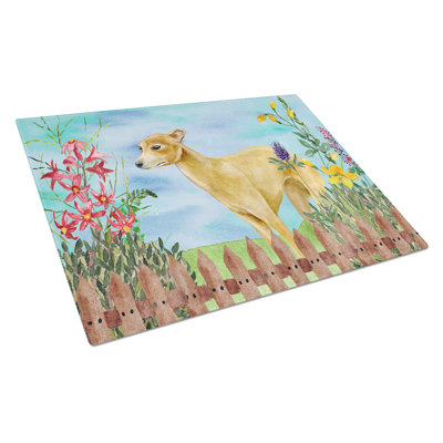 Caroline's Treasures Tempered Glass Spring Cutting Board