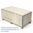 67” Freestanding Soaking Solid Surface Bathtub Egg-Shell Design In White With Vertical Texture