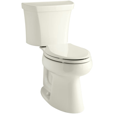 Highline 1.28 GPF Water Efficient Elongated Two-Piece Toilet (Seat Not Included)