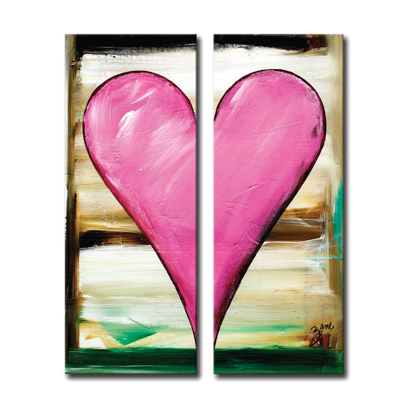 Berry II par Zane - ensemble de 2 reproductions sur toiles tendues, H 30 po x l 24 po x P 1,5 po