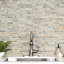 Montessa Sora Interlocking 12 in. x 12 in. Glossy Glass Mosaic Floor and Wall Tile