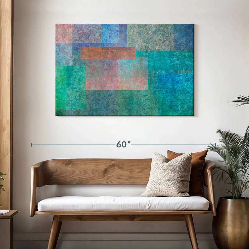 Avery Stylish Patterns Turquoise, 30" H x 45" W