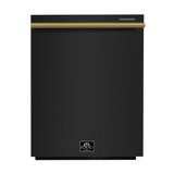 Forno Espresso Pozzo 24 in. Built-In Tall Tub Top Control Black or White Dishwasher, 49 dBA