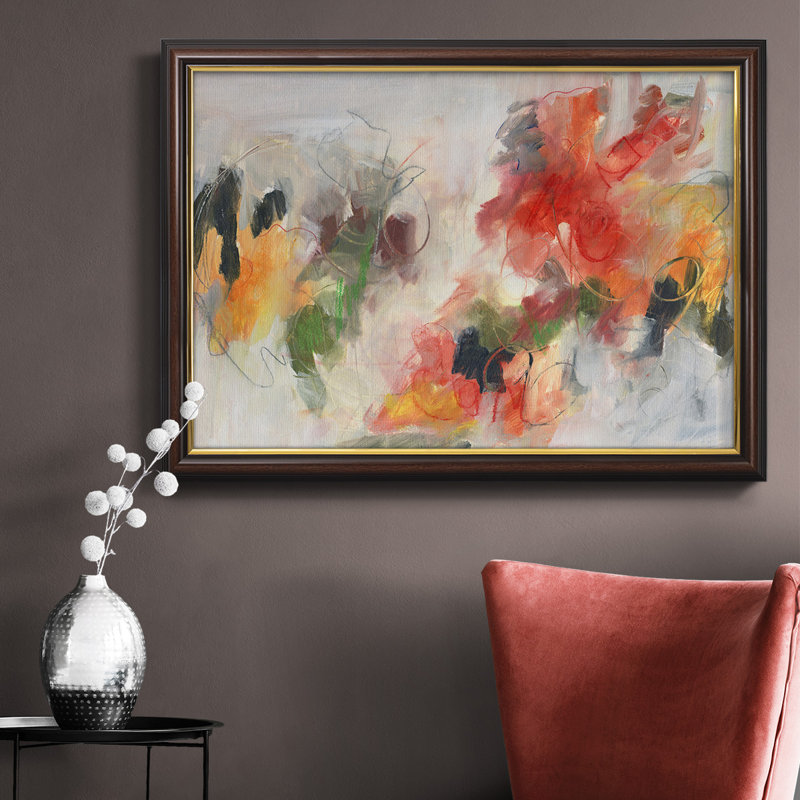 " Abstract Floral Delight II ", 16" H x 20" W x 1" D