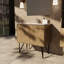 Ensemble de robinet de meuble-lavabo en métal L 36 po x P 20 po Lancy-1422015622