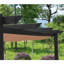 Pergola en aluminium avec auvent Aoodor-90610977-90610978