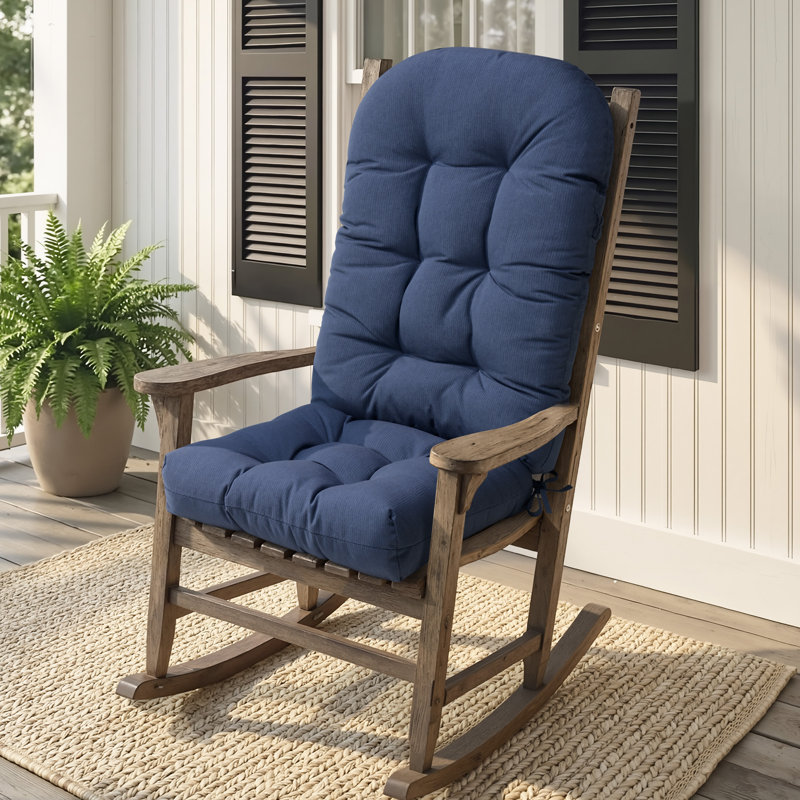 30‘’ H Indoor and Outdoor Seat/Back Cushion for Adirondack Chair, 1, Chili Red