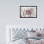 «Floral Winter New York Flower and Roses - Floater Frame», impression sur toile-70166650-70166649