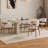 Sintered Stone Solid + Manufactured Wood gray Dining Table-109327197