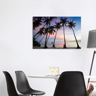 Beach Sunset, Philippines 1 Piece Wall Art on Canvas