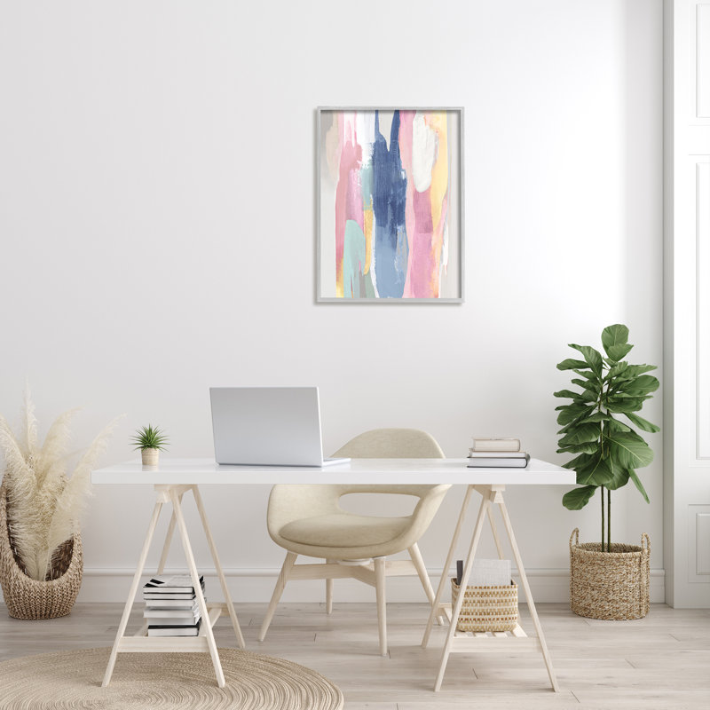 Pastel Tones - Peinture sur toile, H 30 po x l 24 po x 1,5 po, Estampe numérique Farmhouse