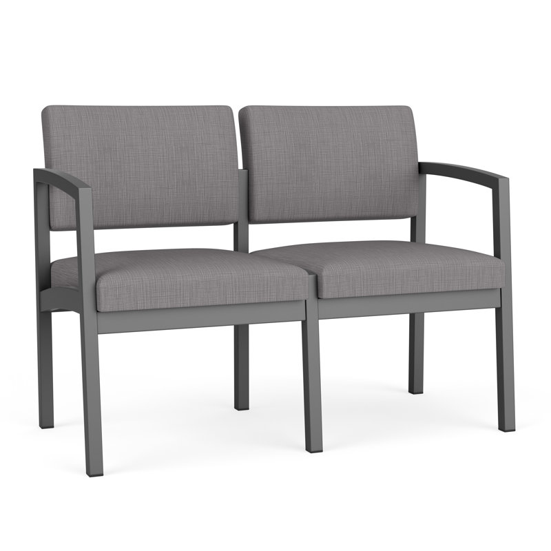 Structure en métal 2 places Lenox, Gris anthracite, Plot Line Steel