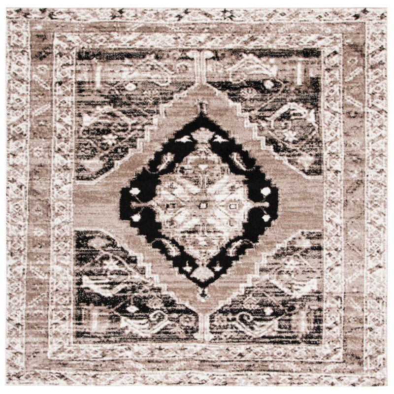 Drumraw Performance Southwestern Rug, Square 6'7"