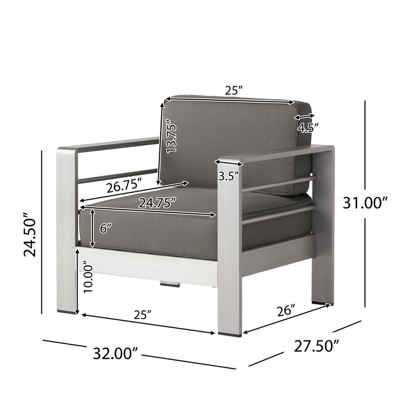 Smartt 10 - Person Patio Conversation Sets with Cushions