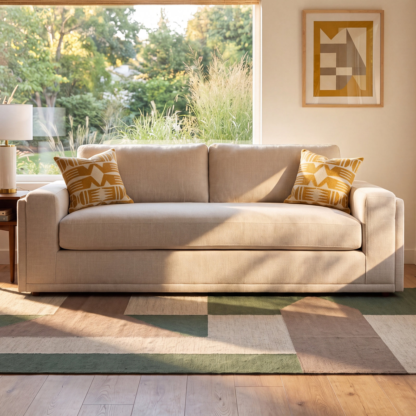 Essex 87" Sofa, Beige