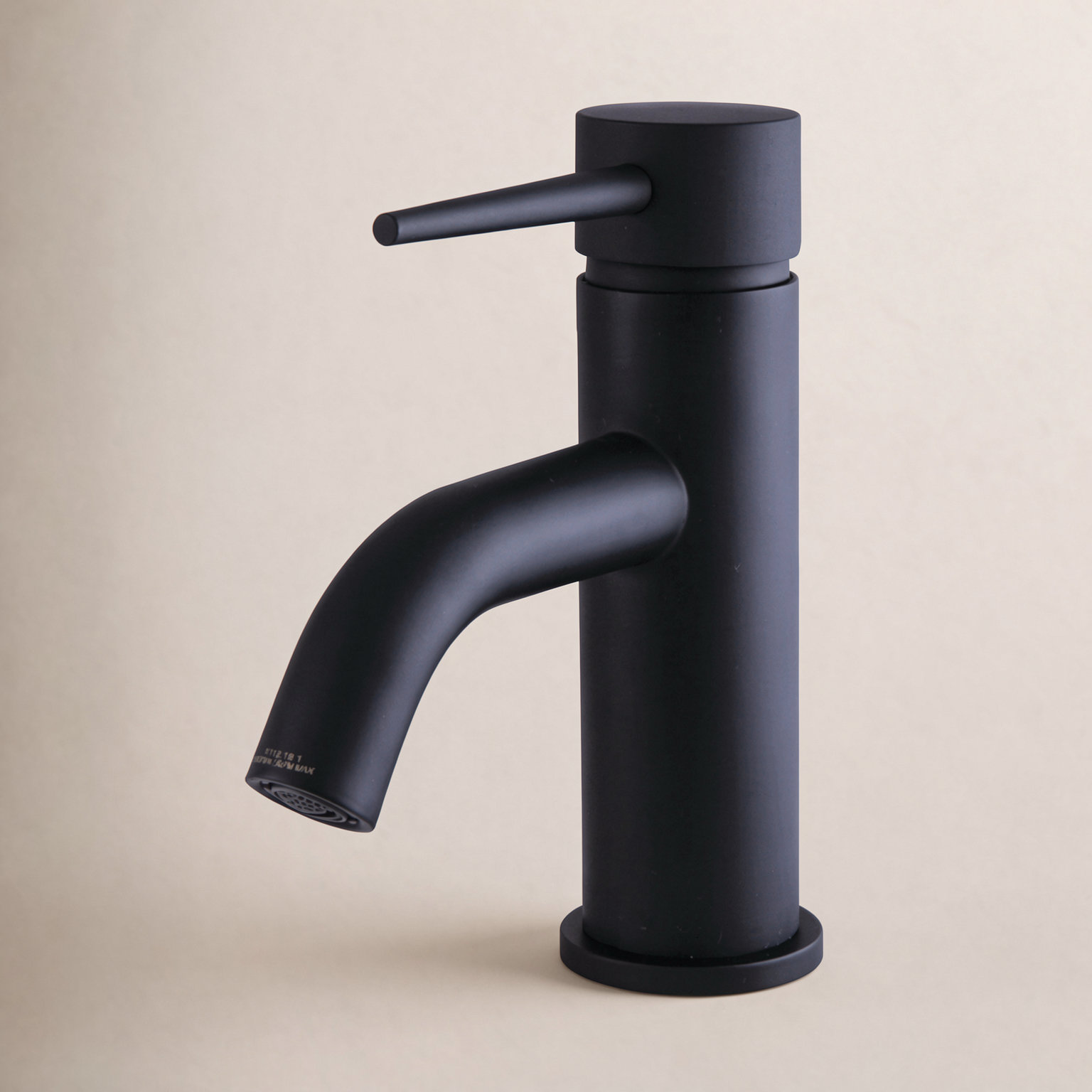 New York Single-Handle Faucet with Drain, Matte Black