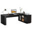 Bureau de direction en L 78,7 po avec armoire Starage-1883382253