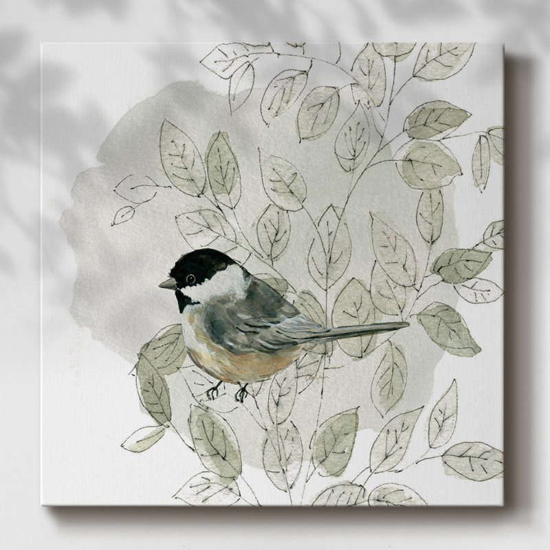 Carnet de croquis botanique II sur toile, H 24 po x l 24 po x P 1,5 po