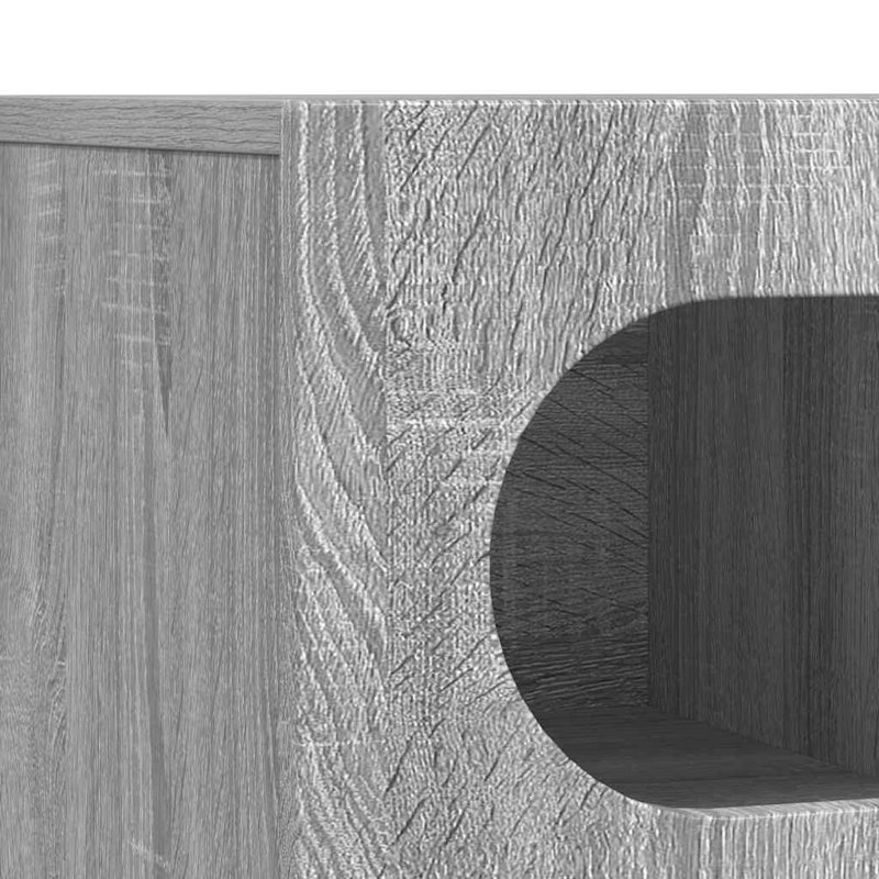 Unfinished TV Stand, 40cm H x 100cm L x 35cm W, Grey Sonoma