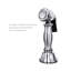 Whitehaus Collection Bridge Faucet with Long Gooseneck Swivel Spout, Lever Handles and Solid Brass Side Spray-1313783641-1319394651