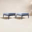 Belamar Outdoor Ottoman with Sunbrella Cushions-1378441840